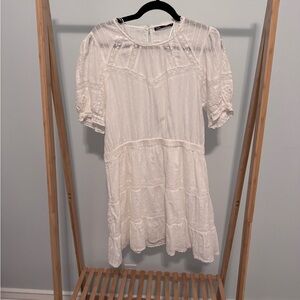 Zara Cream Lace Dress